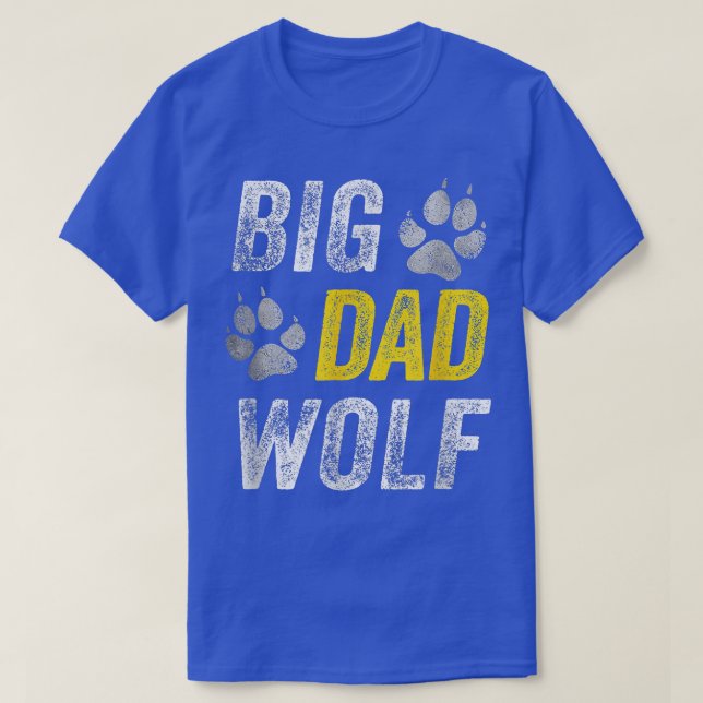 Halloween Costume Dad Funny Big Dad Wolf  T-Shirt (Design Front)