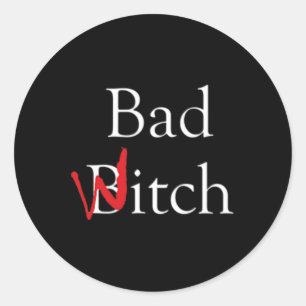 Halloween Costume Design Witch Classic Round Sticker