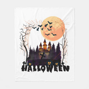 Halloween costume fleece blanket