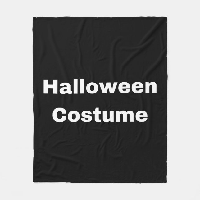Halloween Costume                   Fleece Blanket (Front)