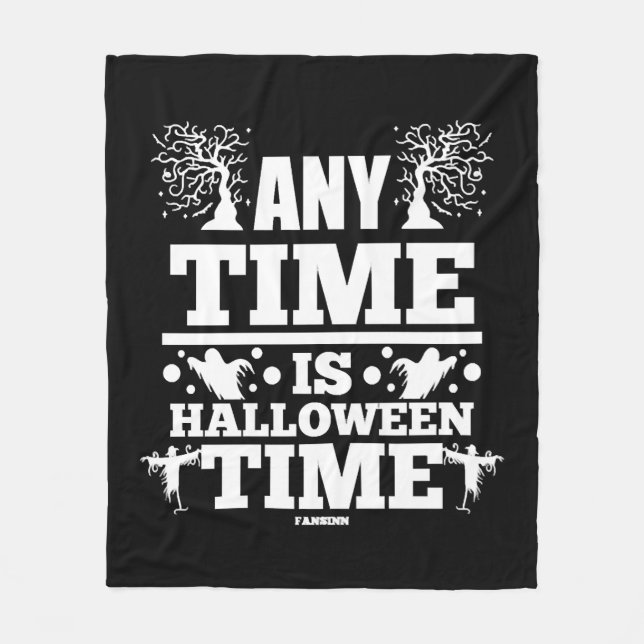 Halloween costume               fleece blanket (Front)
