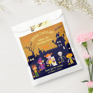 Halloween Costume Girl Birthday Party  Favour Bags
