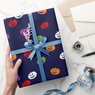Halloween Costume Girl Birthday Party Wrapping Paper