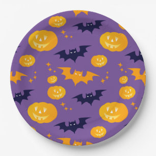 Halloween Costume Girl Witch Birthday Party Paper Plate