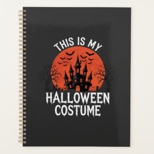Halloween Costume Haunted Castle Vector Design Planner