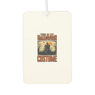 Halloween Costume Haunted House Vintage Shirt Desi Car Air Freshener