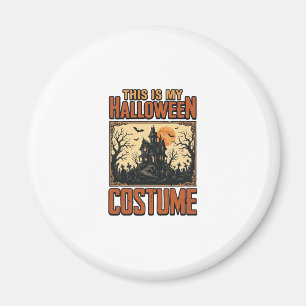 Halloween Costume Haunted House Vintage Shirt Desi Magnet