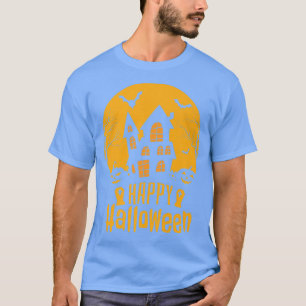 Halloween Costume Horror Party Pumpkin Ghost House T-Shirt