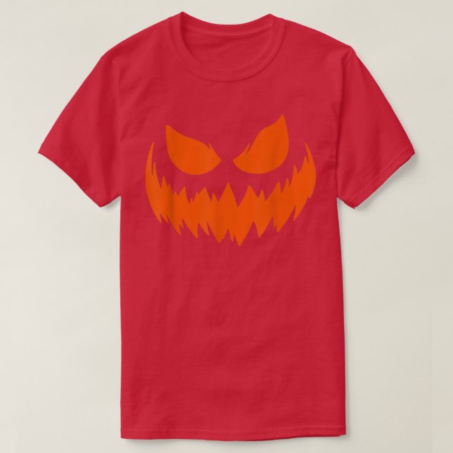 Halloween Costume Jack O' Lantern Pumpkin Face Men T-Shirt (Design Front)
