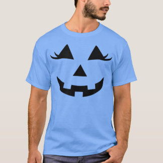Halloween Costume Jack O' Lantern Pumpkin Face  T-Shirt