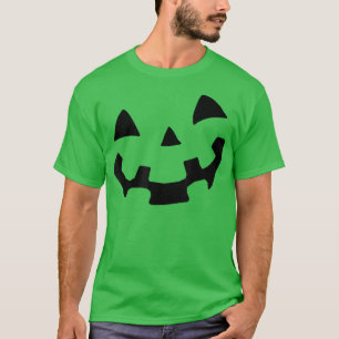 Halloween Costume Jack O' Lantern Pumpkin Face Wom T-Shirt