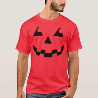 Halloween Costume Jack O' Lantern Pumpkin Face Wom T-Shirt