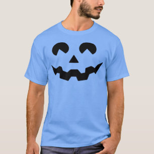 Halloween Costume Jack O' Lantern Pumpkin Face Wom T-Shirt