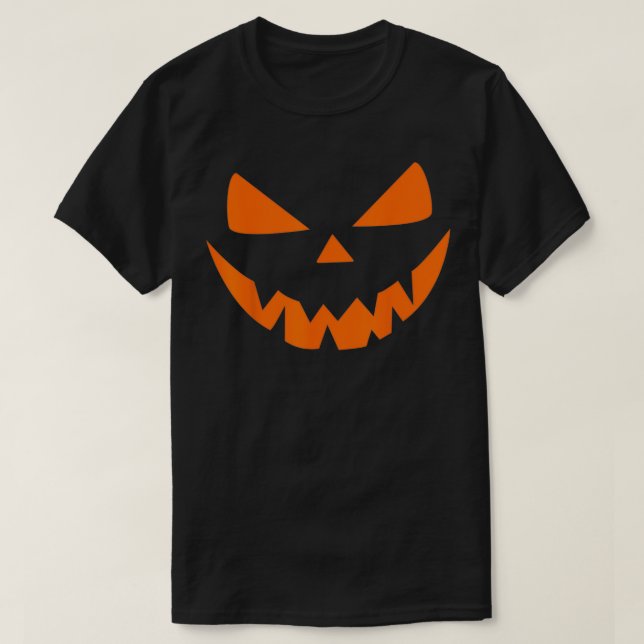 Halloween Costume Jack O' Lantern Pumpkin Face Wom T-Shirt (Design Front)