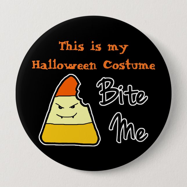 Halloween Costume Large Button (Front)