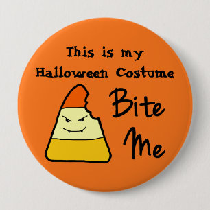 Halloween Costume Large Button