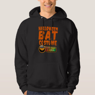 Halloween Costume Loading Vampire Bat Mum Dad Boy Hoodie