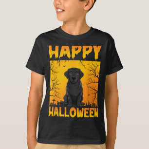 Halloween Costume Men Women Kids Funny Black T-Shirt