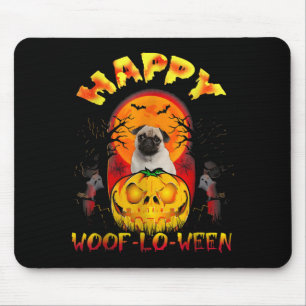Halloween Costume Men Women Pug Funny Dog Fun Mouse Mat