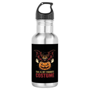 Halloween Costume Monster Pumpkin Gothic Vector De 532 Ml Water Bottle
