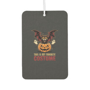 Halloween Costume Monster Pumpkin Gothic Vector De Car Air Freshener