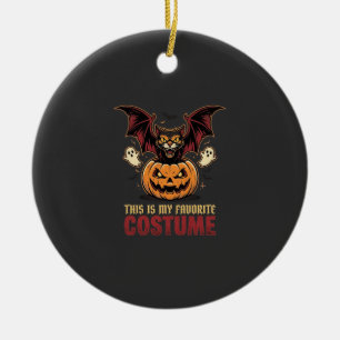 Halloween Costume Monster Pumpkin Gothic Vector De Ceramic Tree Decoration