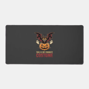 Halloween Costume Monster Pumpkin Gothic Vector De Desk Mat