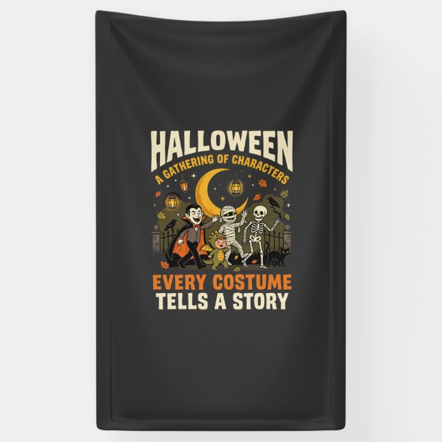 Halloween Costume Night Adventure Banner (Vertical)