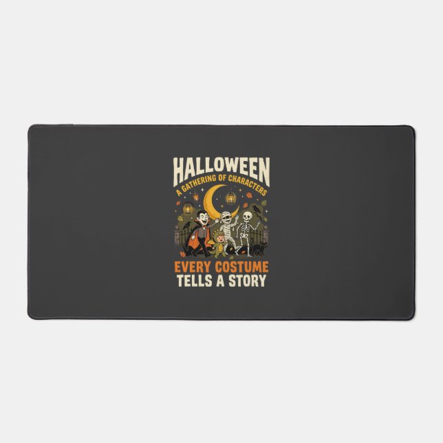 Halloween Costume Night Adventure Desk Mat (Front)