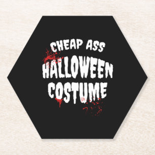 Halloween Costume Paper Coaster