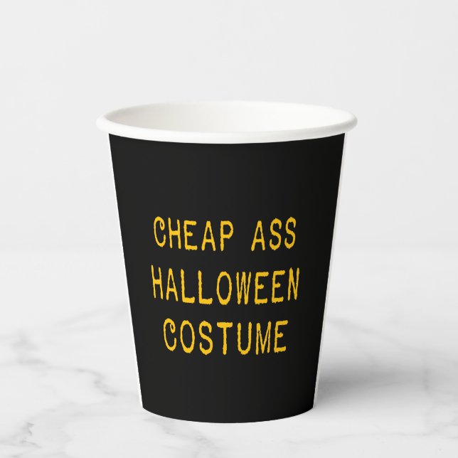 Halloween costume                paper cups (Front)