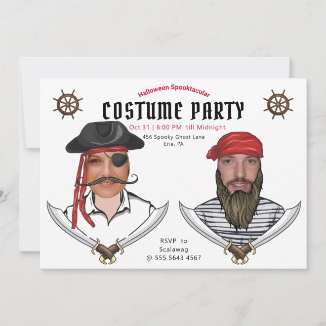 Halloween Costume Party Adult Spooktacular Fun  Invitation (Front)