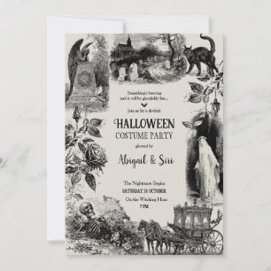 Halloween Costume Party Adults Invitation