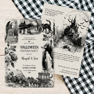 Halloween Costume Party Adults Invitation