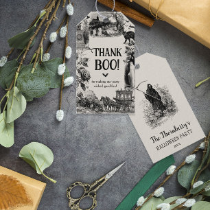 Halloween Costume Party Adults Thank You Gift Tags