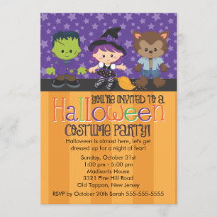 Halloween Costume Party Invitation