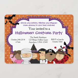 Halloween Costume Party Invitation