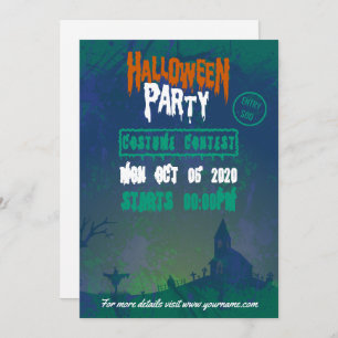 Halloween Costume Party Invitation