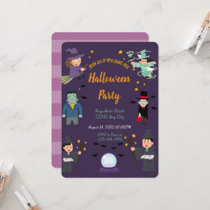 Halloween costume party Invitation