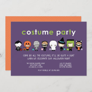 Halloween Costume Party Invitation