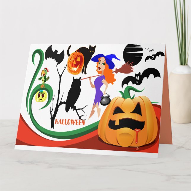 Halloween Costume Party Invitation Card (Front)