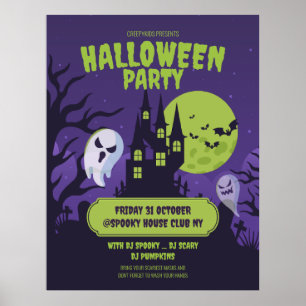 Halloween costume party Invitation Halloween Party Poster