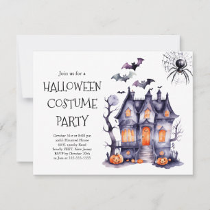 Halloween Costume Party Invitation Spooky