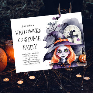 Halloween Costume Party Invitation   Spooky 