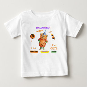Halloween Costume Party Monsters spooky fun Dance Baby T-Shirt
