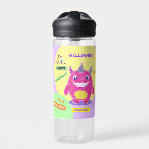 Halloween Costume Party Monsters spooky fun Dance Water Bottle