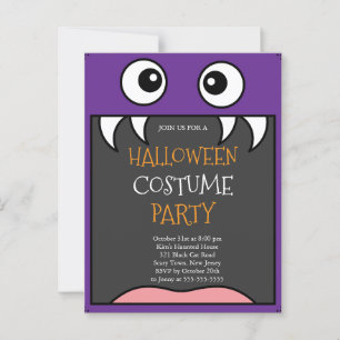 Halloween Costume Party Postcard