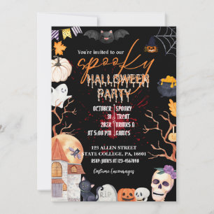 HALLOWEEN COSTUME PARTY/TRICK OR TREAT INVITATION