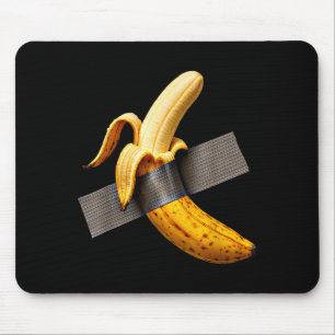 Halloween Costume Peeled Banana Funny Duct Tape Ba Mouse Mat