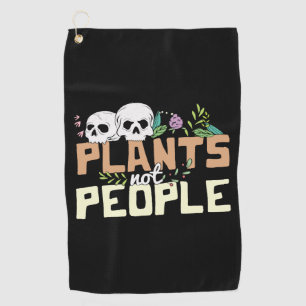 Halloween costume plants not people halloween golf towel